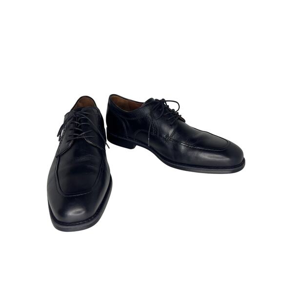 Johnston & Murphy 15-2435 Tabor‎ Run Off Sheepskin Box Toe Dress Shoes 11M - Picture 1 of 10